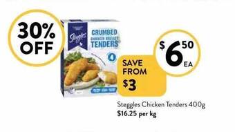 Foodworks Steggles Chicken Tenders offer