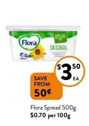 Foodworks Flora Spread offer