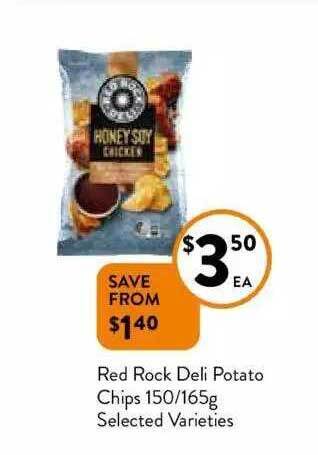 Foodworks Red Rock Deli Potato Chips offer