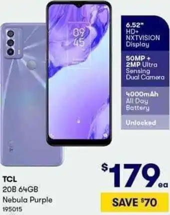 TCL 20B 64GB Nebula Purple 195015