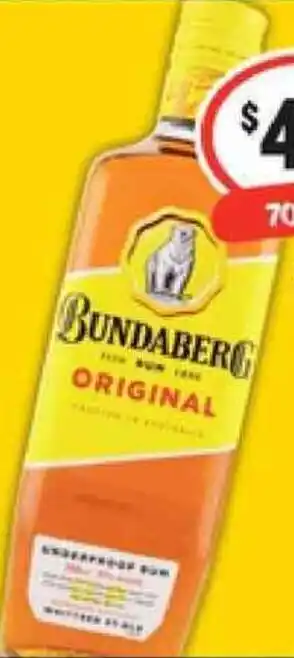 IGA Bundaberg U.P. Rum 700ml offer