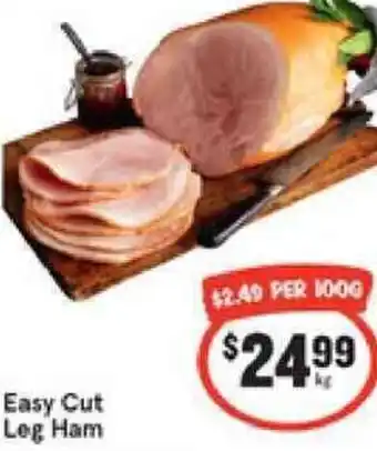 IGA Easy Cut Leg Ham offer