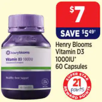 Star Discount Chemist Vitamin D3 1000IU 60 Capsules offer