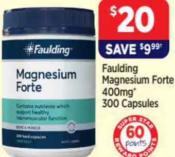 Magnesium Forte 400mg 300 Capsules