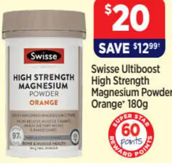 Star Discount Chemist High Strength Magnesium Powder Orange 180g offer