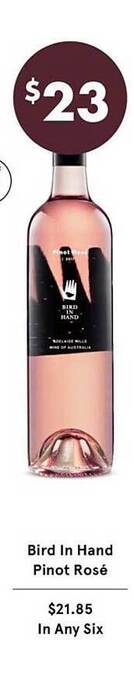 Vintage Cellars Bird In Hand Pinot Rosé offer