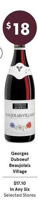Georges Duboeuf Beaujolais Village