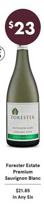 Vintage Cellars Forester Estate Premium Sauvignon Blanc offer