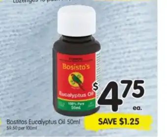 Bostitos Eucalyptus Oil 50ml
