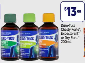 Duro-tuss Chesty Forte, Expectorant or Dry Forte 200ml