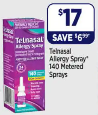 Star Discount Chemist Allergy Spray 140 Metered Sprays offer