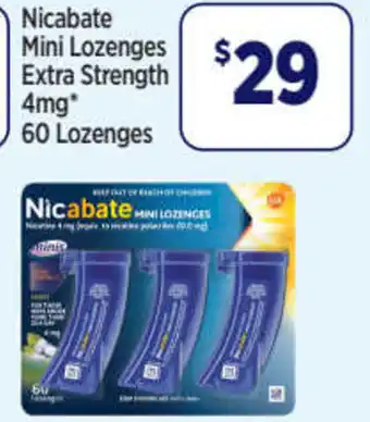 Mini Lozenges Extra Strength 4mg