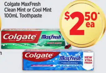 Star Discount Chemist Colgate Max/fresh Clean Mint or Cool Mint 100ml offer