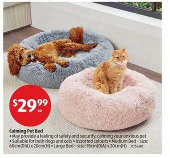 ALDI Calming Pet Bed offer