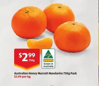 ALDI Australian Honey Murcott Mandarins offer