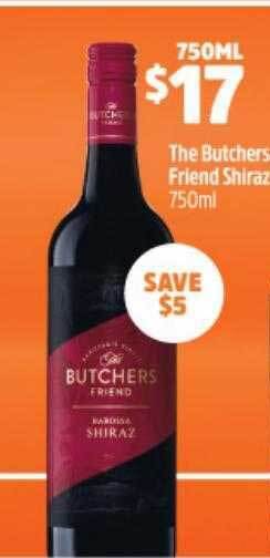 BWS The Butchers Friend Shiraz offer
