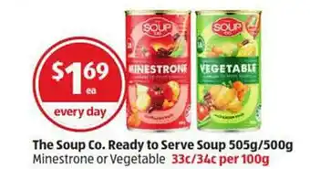 ALDI The Soup Co. Ready To Serve Soup offer