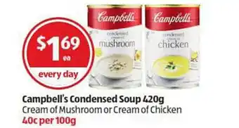 ALDI Campbell's Condensed Soup offer