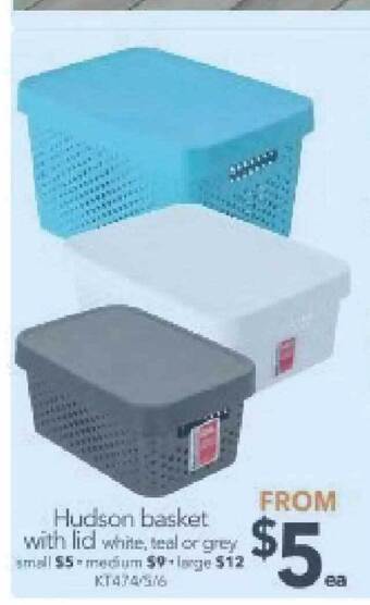 Cheap as Chips Hudson Basket With Lid offer