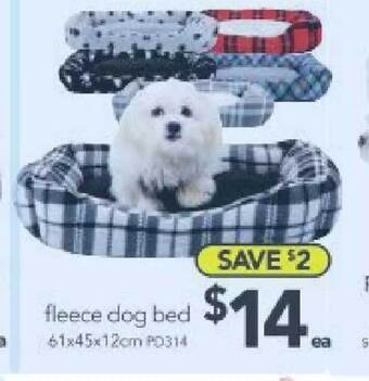 Cheap as Chips Fleece Dog Bed offer