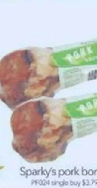 Cheap as Chips Sparky's Pork Bones offer