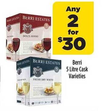 Berri 5 Litre Cask