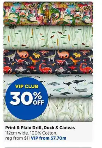 Print & Plain Drill, Duck & Canvas