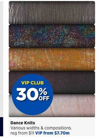 Spotlight Dance Knits offer