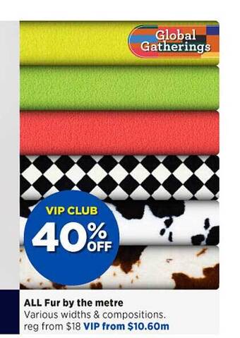 Spotlight All Fur By The Metre offer