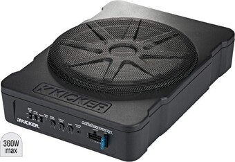 Autobarn Kicker 10” Hideaway Subwoofer with Built in Amplifier offer