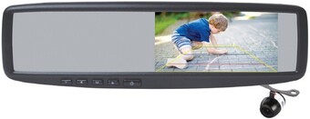 Autobarn Parkmate 4.3” Clip On Rear View Mirror Monitor & Reverse Camera Pack offer