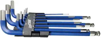 Autobarn Chicane 9 Piece Metric Ball End Hex Key Wrench Set offer