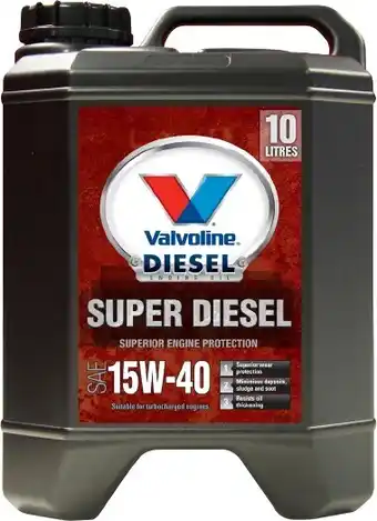 Autobarn Valvoline Super Diesel 15W40 10LT offer
