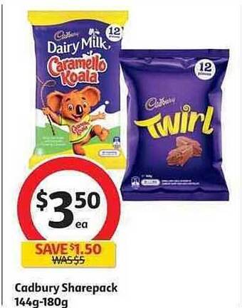 Coles Cadbury Sharepack offer