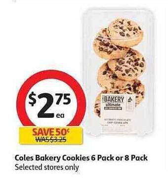 Coles Coles Bakery Cookies offer