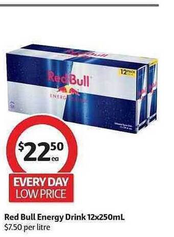 Coles Red Bull Energy Drink offer