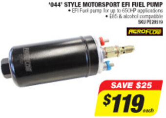 Autobarn '044' Style Motorsport Efi Fuel Pump offer