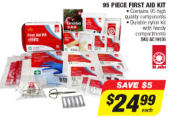 Autobarn 95 Piece First Aid Kit offer