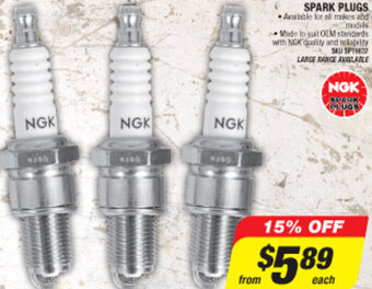 Autobarn Spark Plugs offer