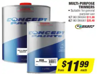Autobarn Multi-Purpose Thinners offer