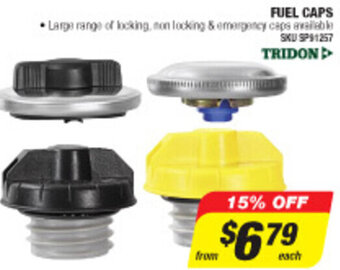 Autobarn Fuel Caps offer