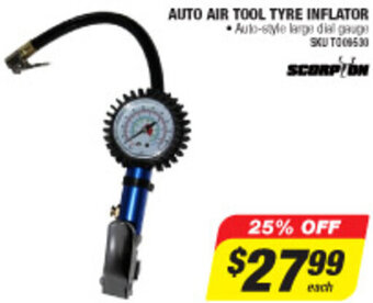 Autobarn Auto Air Tool Tyre Inflator offer