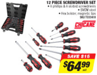 Autobarn 12 Piece Screwdriver Set offer