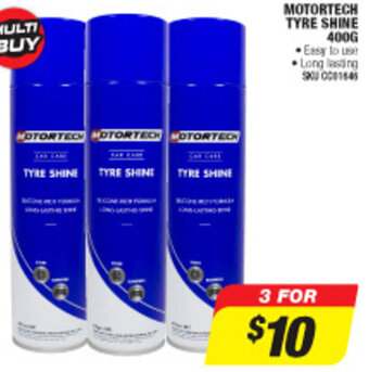Autobarn Motortech Tyre Shine 400G offer