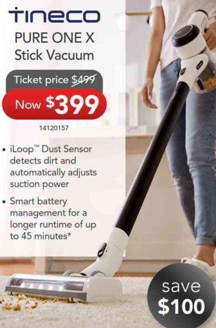 Tineco Pure One X Stick Vacuum offer at 