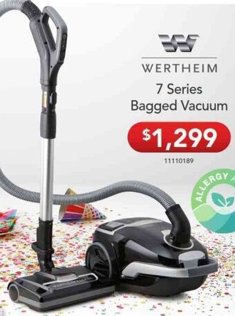 Wertheim 7 Series Bagged Vacuum