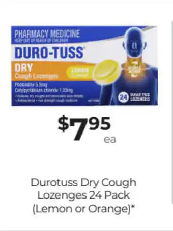 DURO-TUSS dry cough lozenges 24 pack