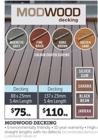 Modwood decking