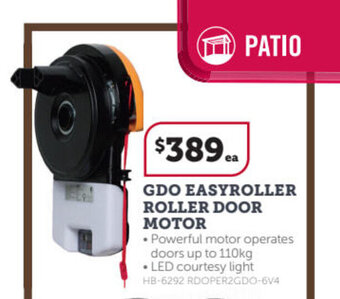 Stratco GDO easyroller roller door motor offer