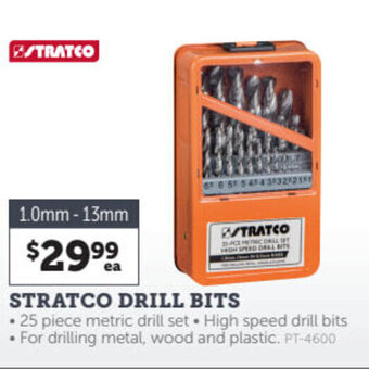 Stratco Stratco drill bits offer